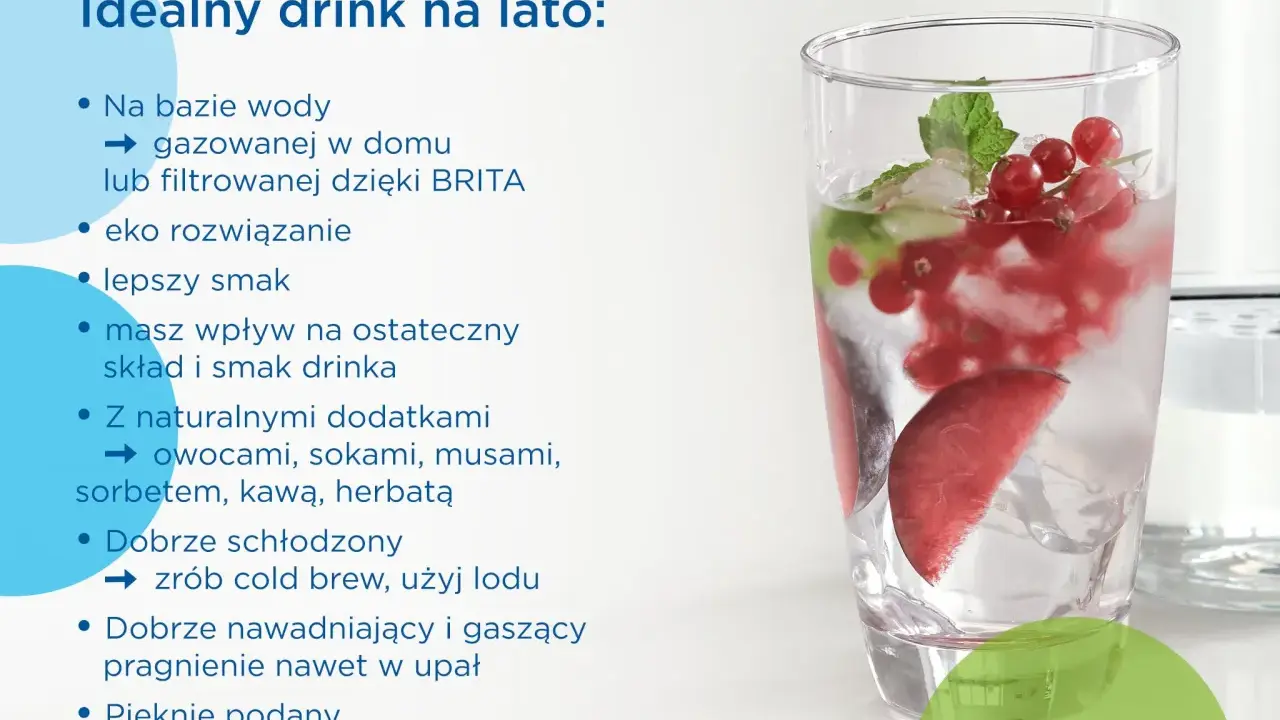 Przepisy na drinki w domu: orzeźwiający napój z owocami i miętą, idealny na lato.