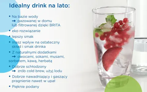 Przepisy na drinki w domu: orzeźwiający napój z owocami i miętą, idealny na lato.
