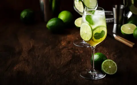 Orzeźwiający Hugo Spritz z limonką i miętą. Idealny przepis na lato.