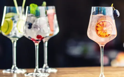 Orzeźwiające drinki z ginem: z cytrusami, jagodami i plasterkiem pomarańczy. Idealne na letnie wieczory.
